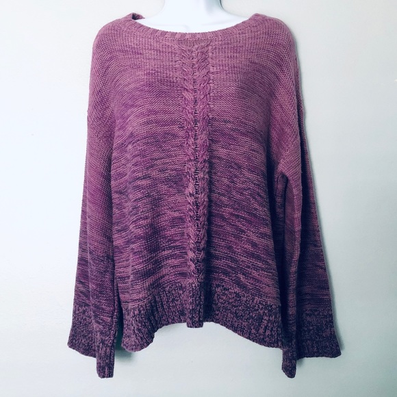 NEW Style & Co Ombre Bell Sleeve Chunky Sweater - Picture 2 of 11